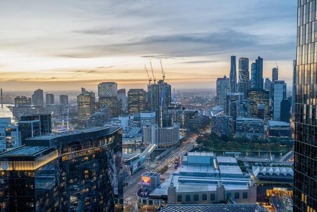 Luxe Haven - 42Nd Floor Panoramic City Views Melbourne Exterior foto